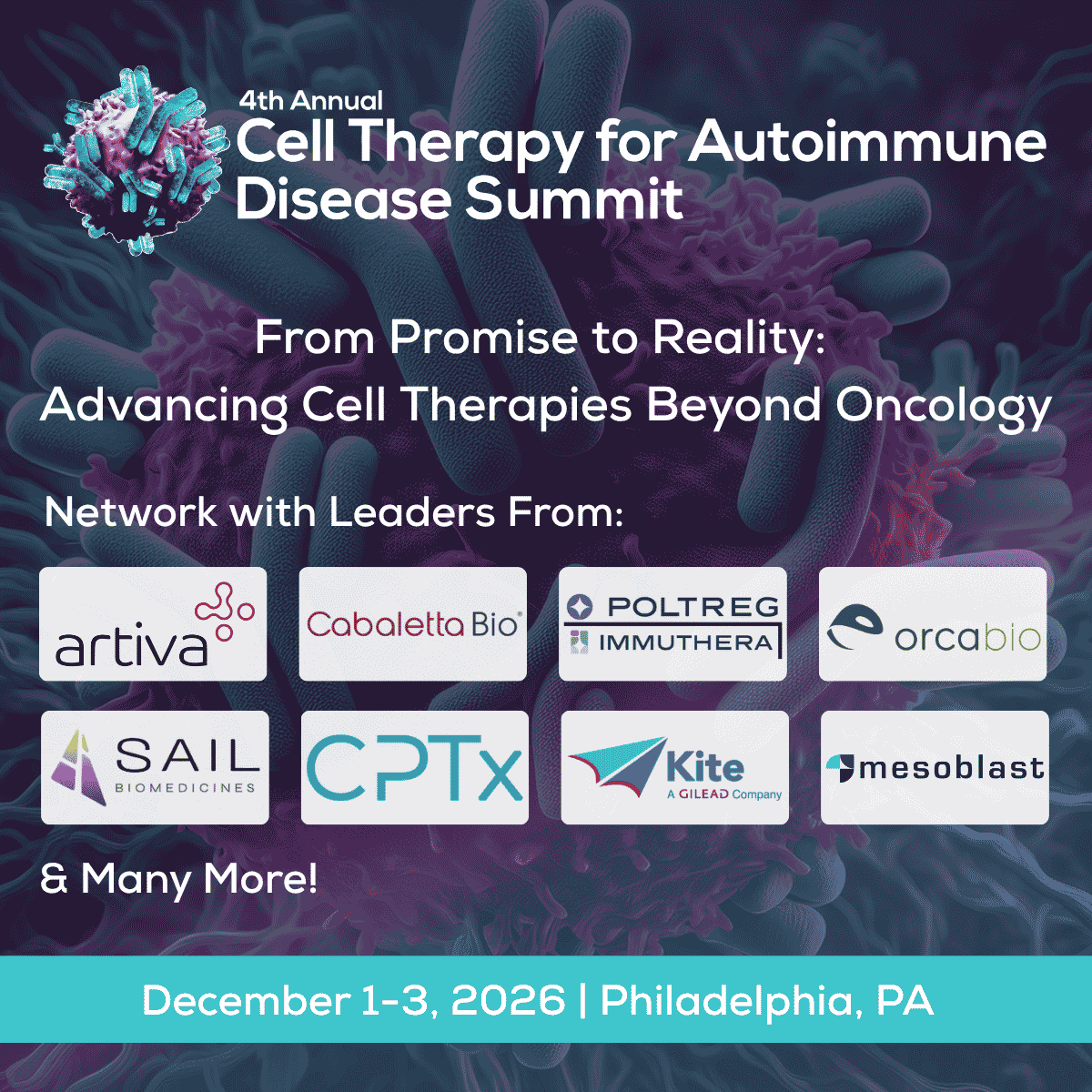 4th Cell Therapy for Autoimmune Disease Summit 2026
